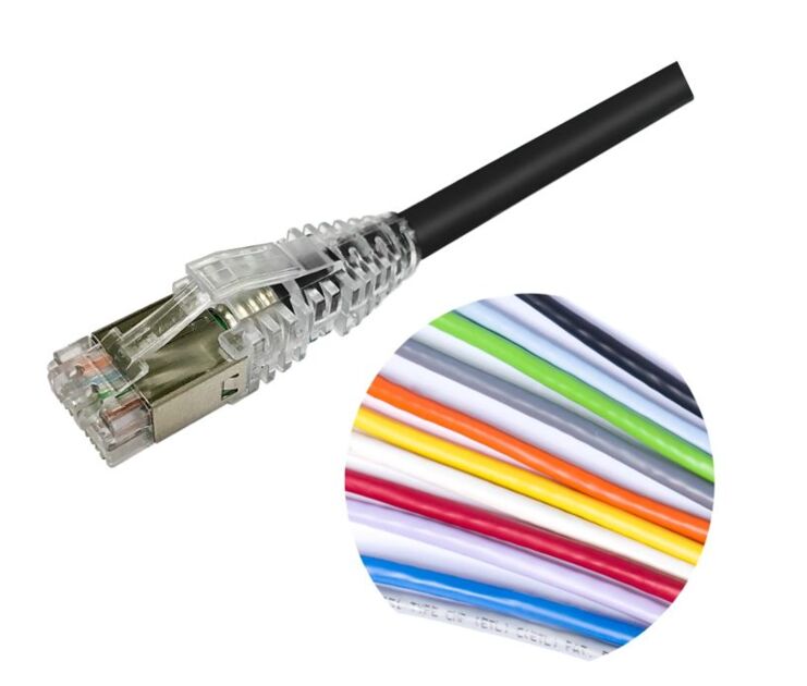 ADAP. CABLE CAT.6A  08 FT BLINDA AZ